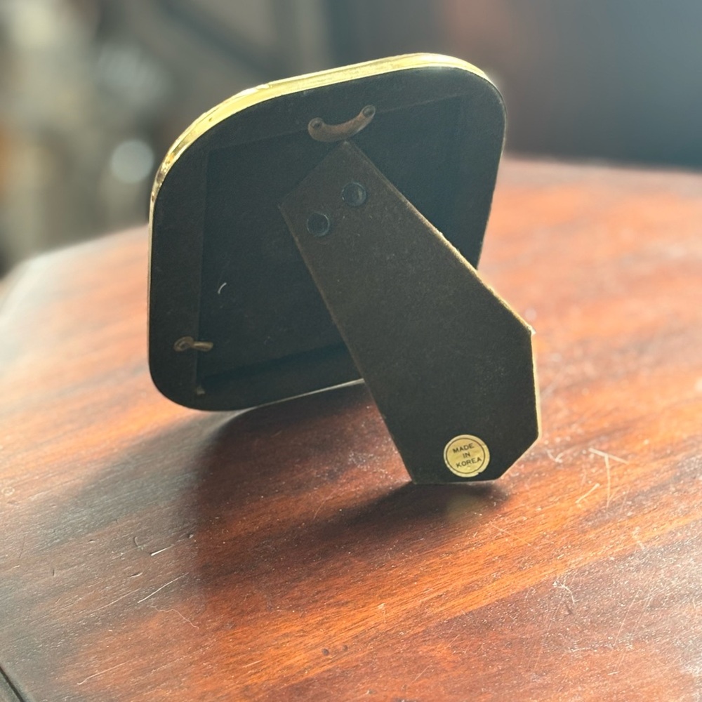 Vintage Solid Brass Puffy Picture Frame - Picture 4 of 10
